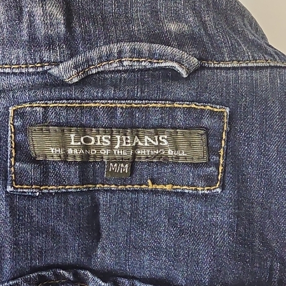Vintage Lois Jeans Denim Jacket – Classic Blue Jean Jacket – Women’s M/M - Picture 7 of 11